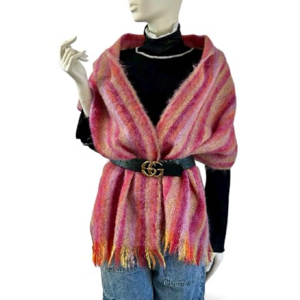 Vintage XL Scottish Mohair Stole
